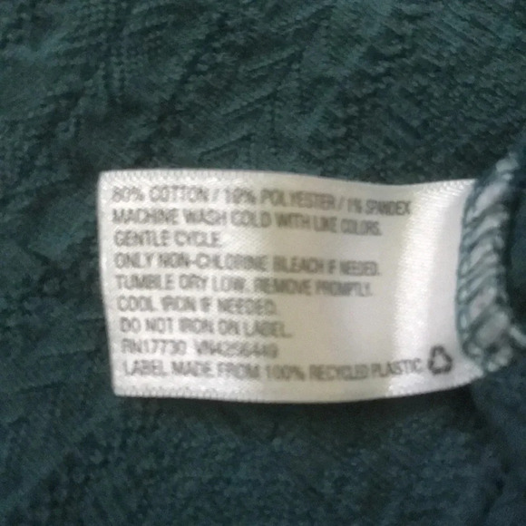 MOSSIMO textured stretchy green tank top size M - Picture 5 of 7